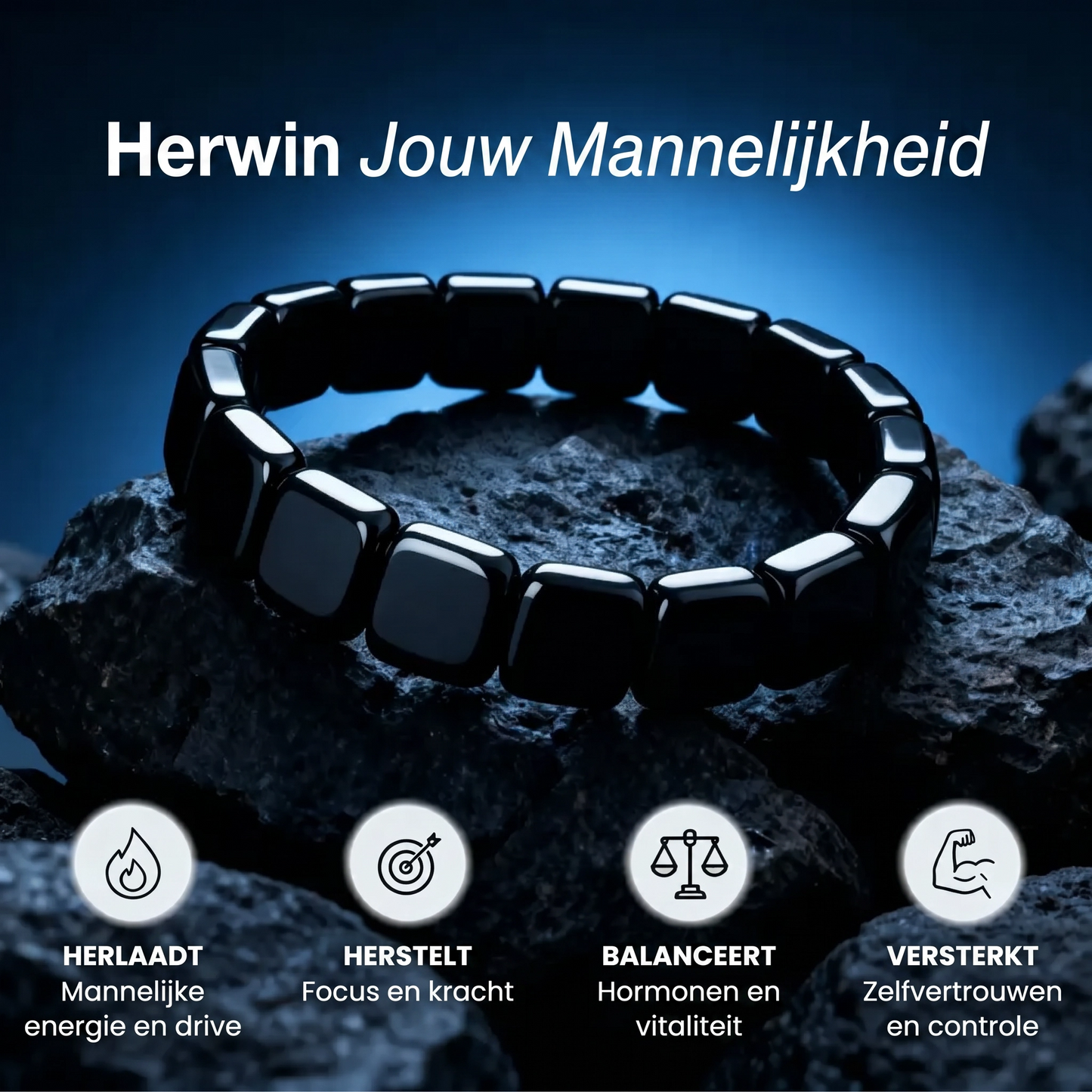 MAGNALIS™ Hematiet Armband