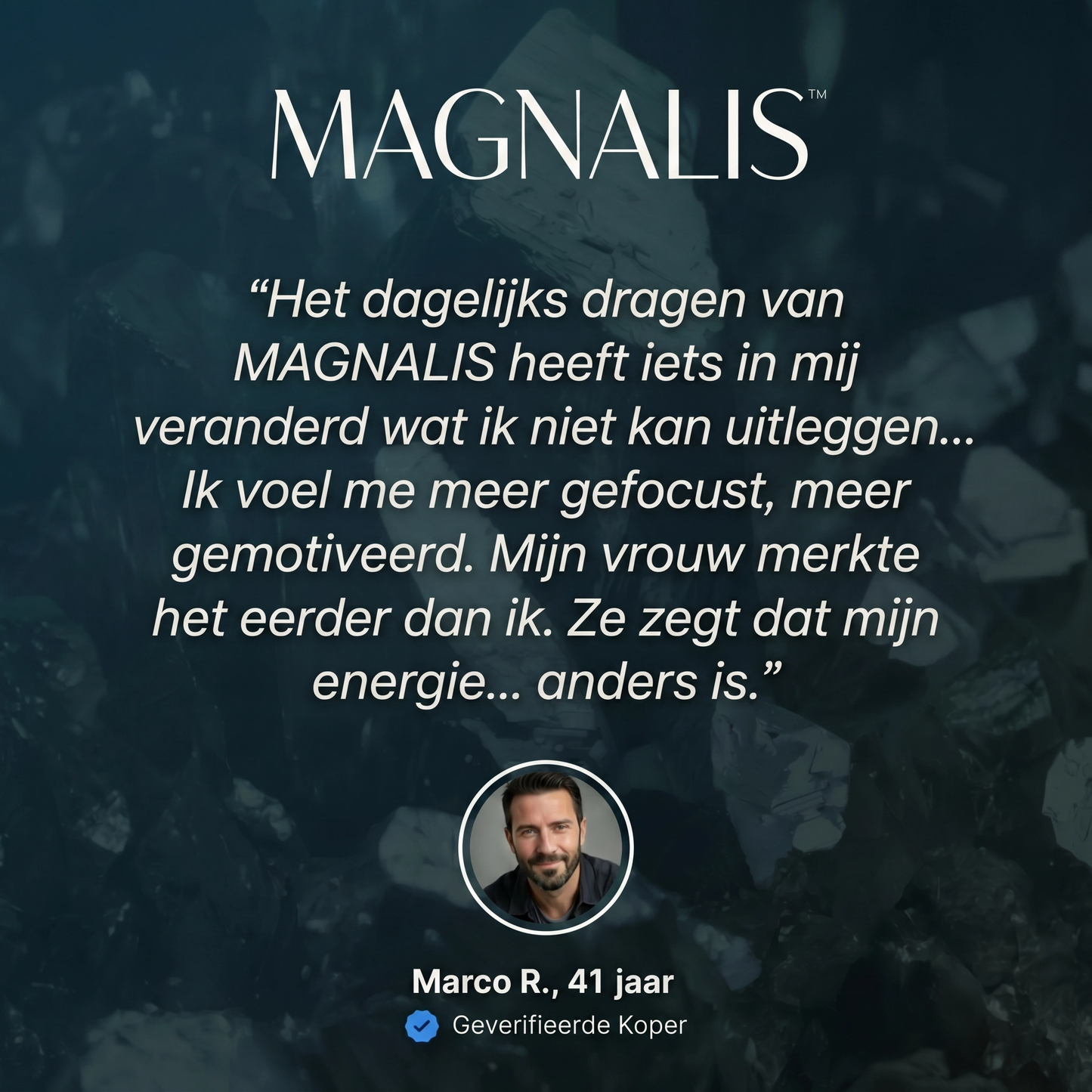 MAGNALIS™ Hematiet Armband
